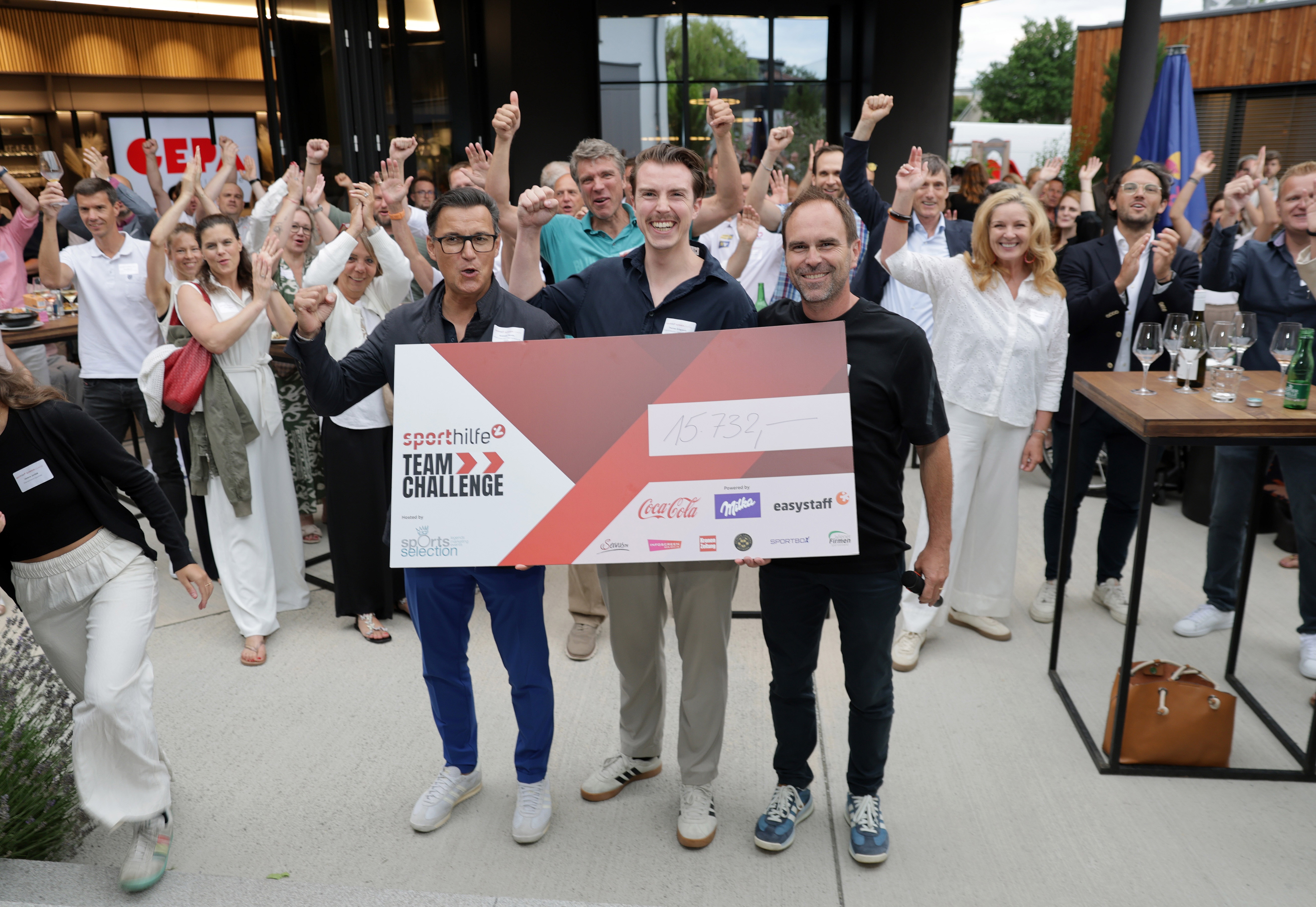 Endergebnis Gruppenfoto - Sporthilfe Teamchallenge 2026 -  &copy; Sporthilfe:GEPA.JPG